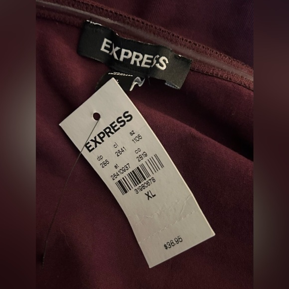 Mulberry Strapless Top - Picture 2 of 2